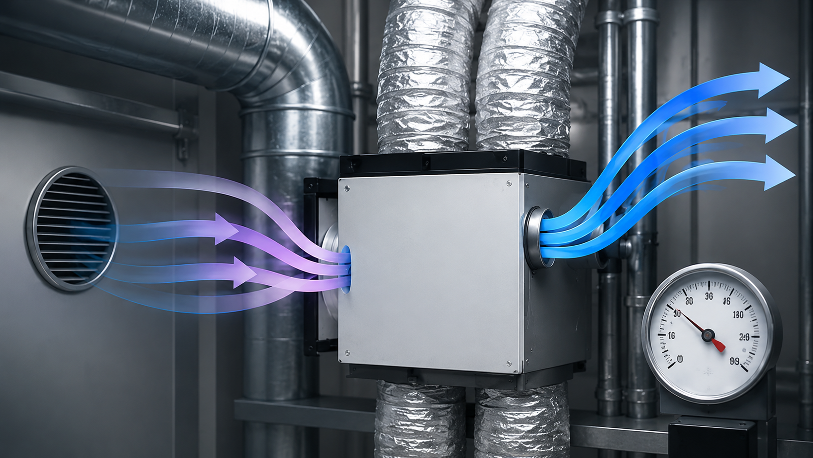 pression statique pertes de charge ventilation